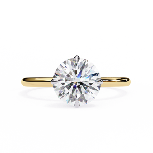 Avira Round Solitaire Ring Lab Grown Diamond