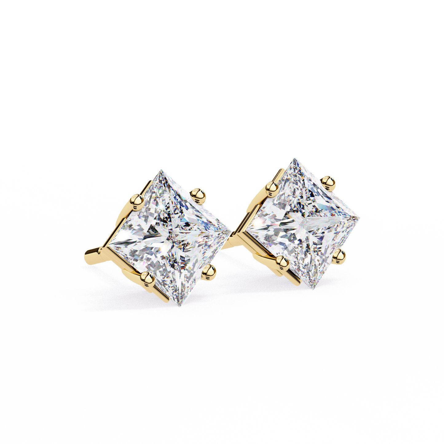 Princess Lab Grown Diamond Stud