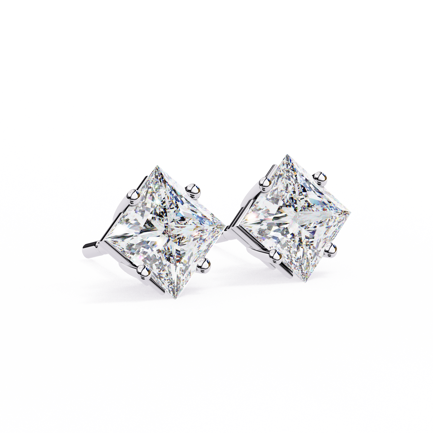 Princess Lab Grown Diamond Stud