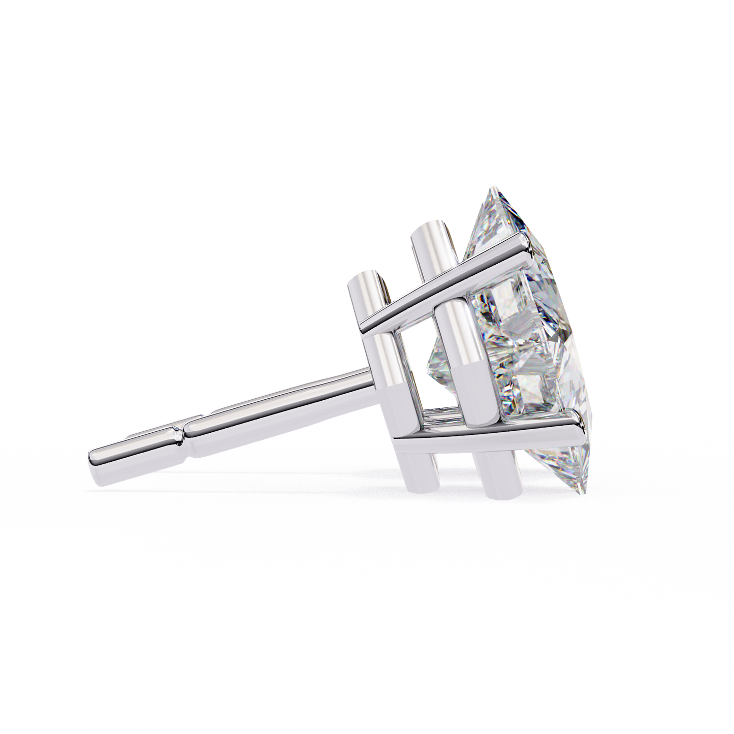 Princess Lab Grown Diamond Stud