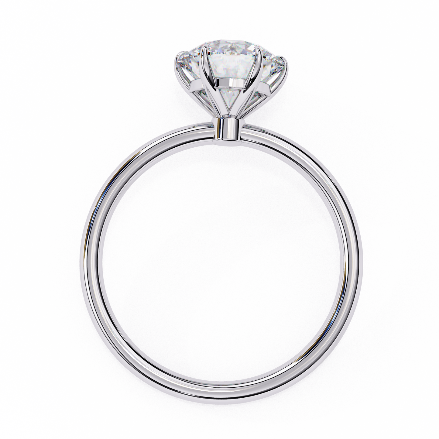 Avira Round Solitaire Ring Lab Grown Diamond