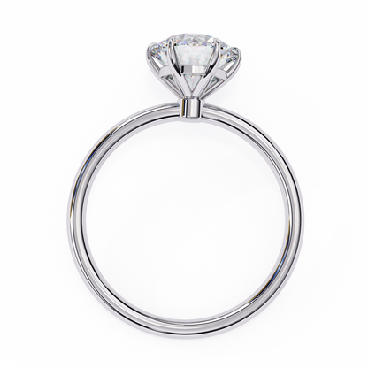 Avira Round Solitaire Ring Lab Grown Diamond