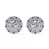 Zia Round Solitaire Lab Grown Diamond Studs