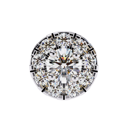 Zia Round Solitaire Lab Grown Diamond Studs