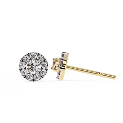 Zia Round Solitaire Lab Grown Diamond Studs
