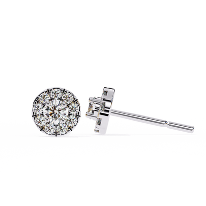 Zia Round Solitaire Lab Grown Diamond Studs