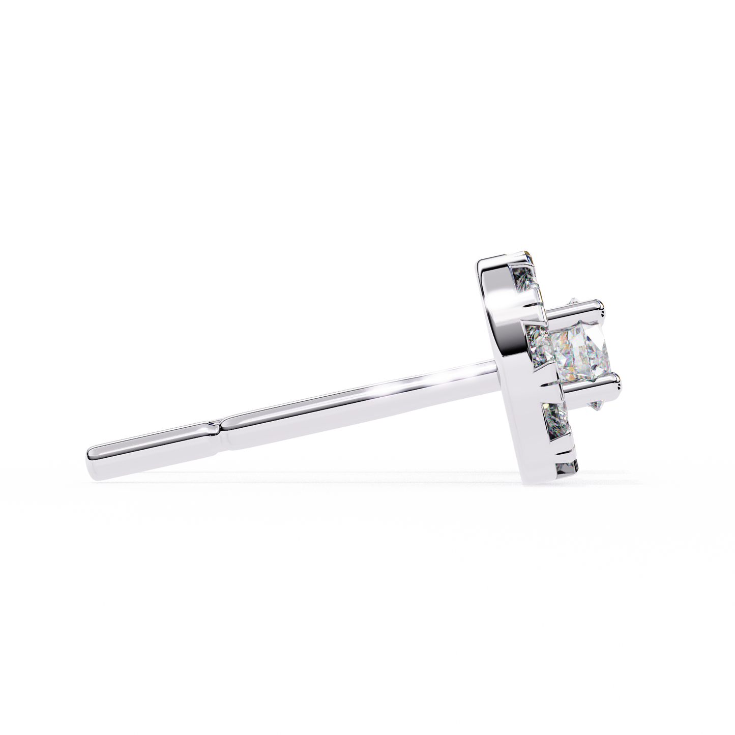 Zia Round Solitaire Lab Grown Diamond Studs