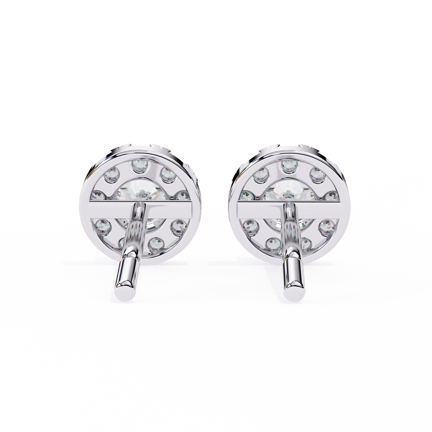 Zia Round Solitaire Lab Grown Diamond Studs