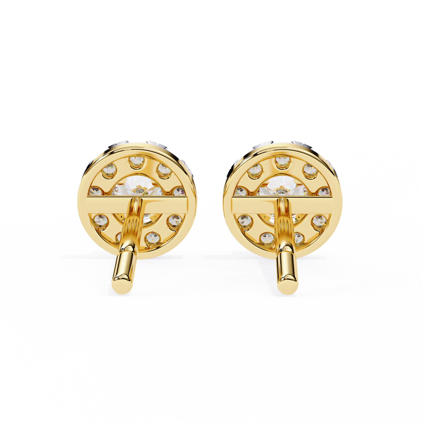 Zia Round Solitaire Lab Grown Diamond Studs