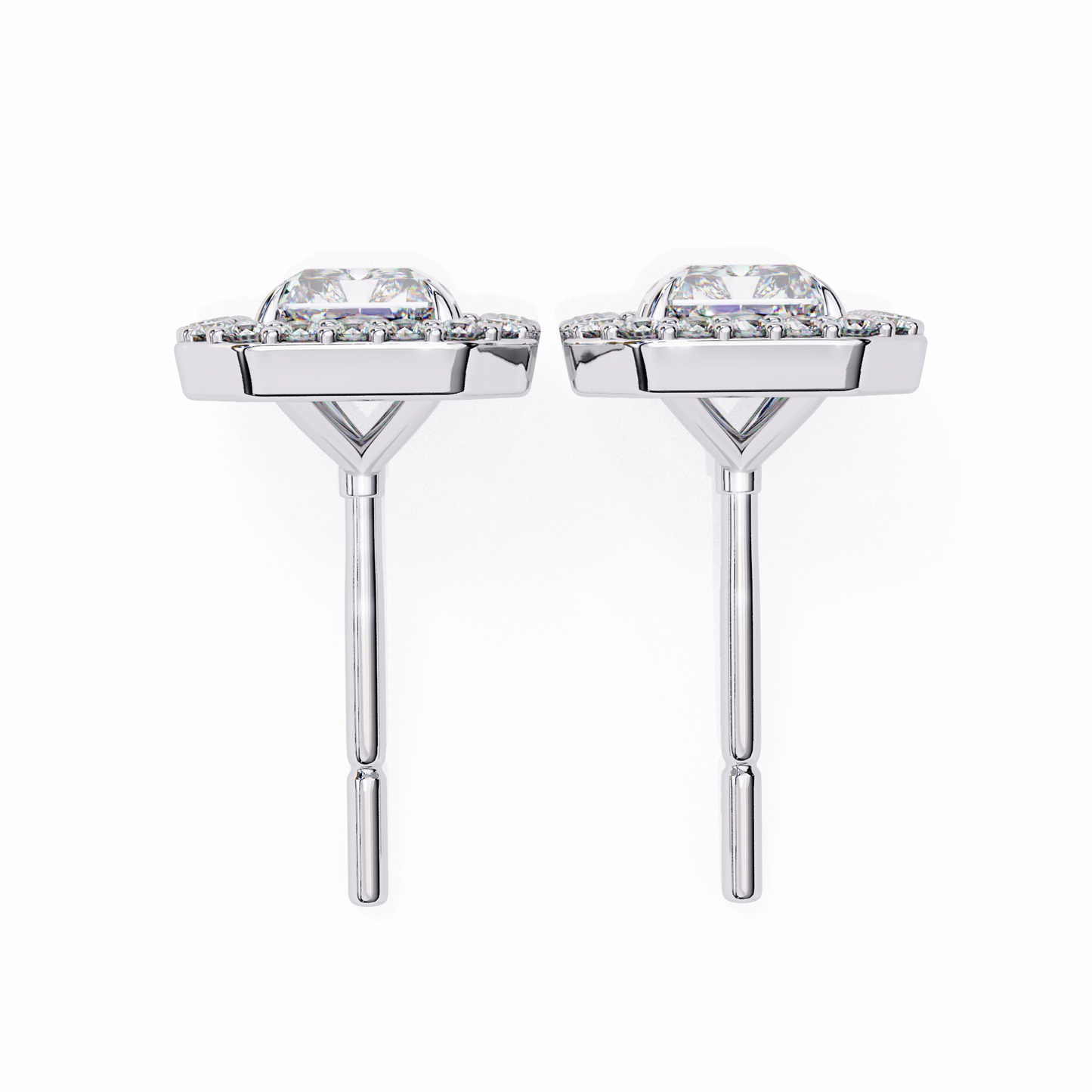Zyna Solitaire Lab Grown Diamond Stud