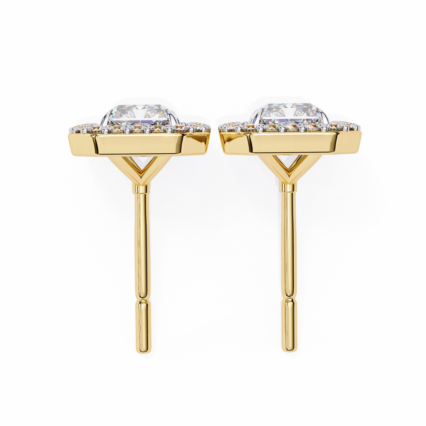 Zyna Solitaire Lab Grown Diamond Stud
