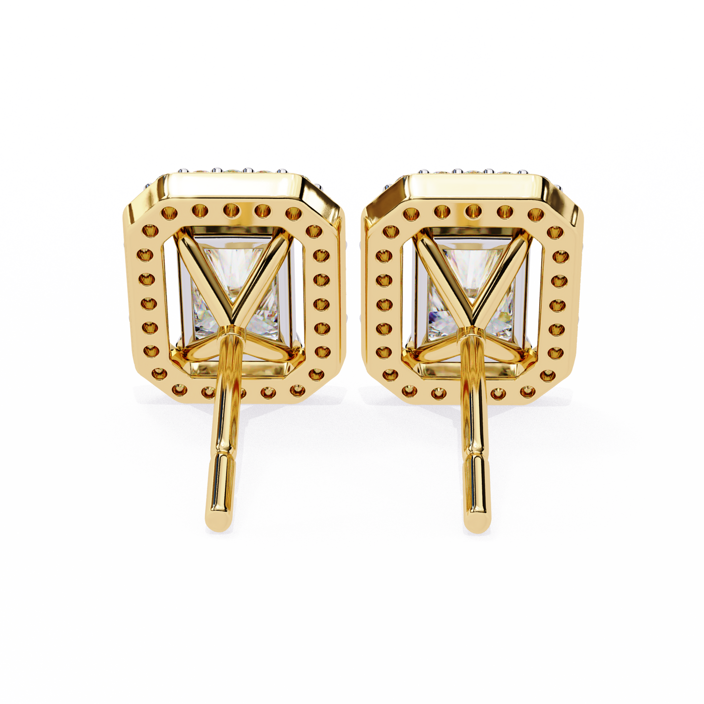 Zyna Solitaire Lab Grown Diamond Stud