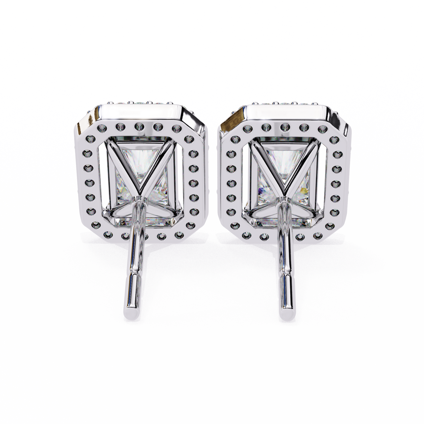 Zyna Solitaire Lab Grown Diamond Stud