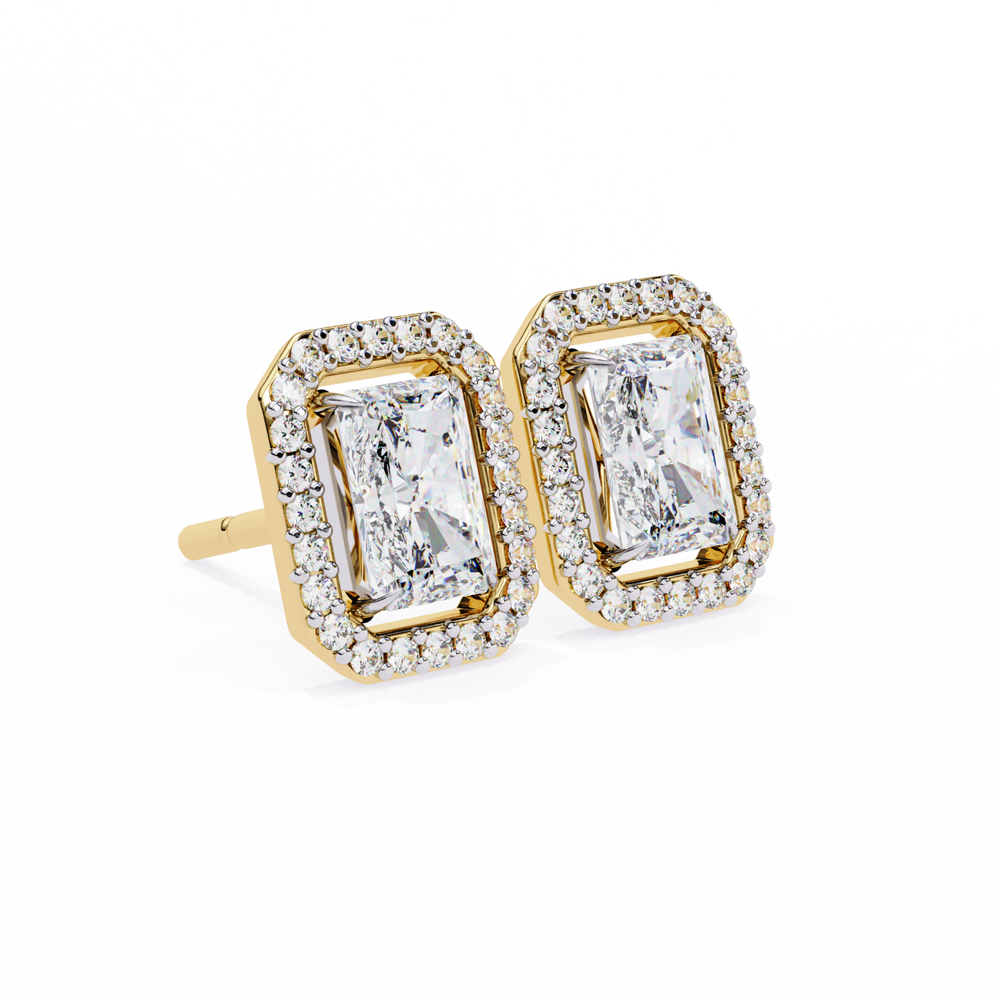 Zyna Solitaire Lab Grown Diamond Stud