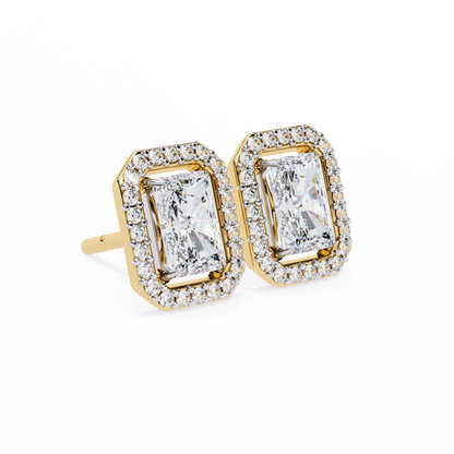Zyna Solitaire Lab Grown Diamond Stud