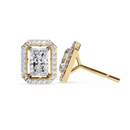 Zyna Solitaire Lab Grown Diamond Stud