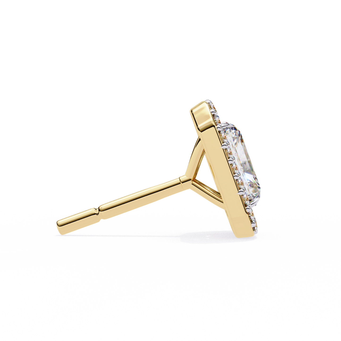 Zyna Solitaire Lab Grown Diamond Stud