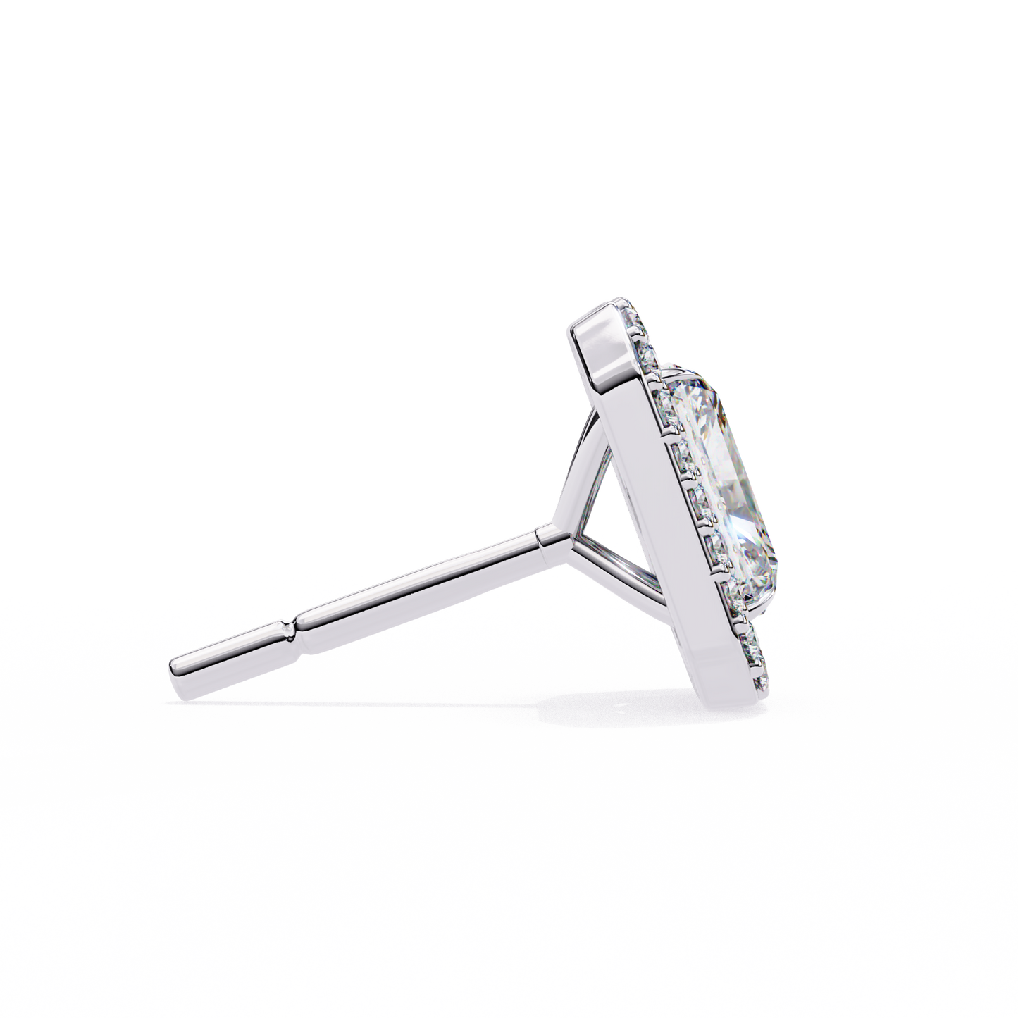 Zyna Solitaire Lab Grown Diamond Stud