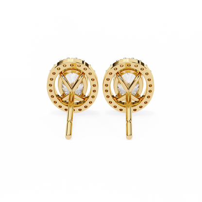 Zoya Oval Solitaire Lab Grown Diamond Studs