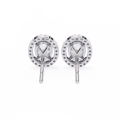 Zoya Oval Solitaire Lab Grown Diamond Studs