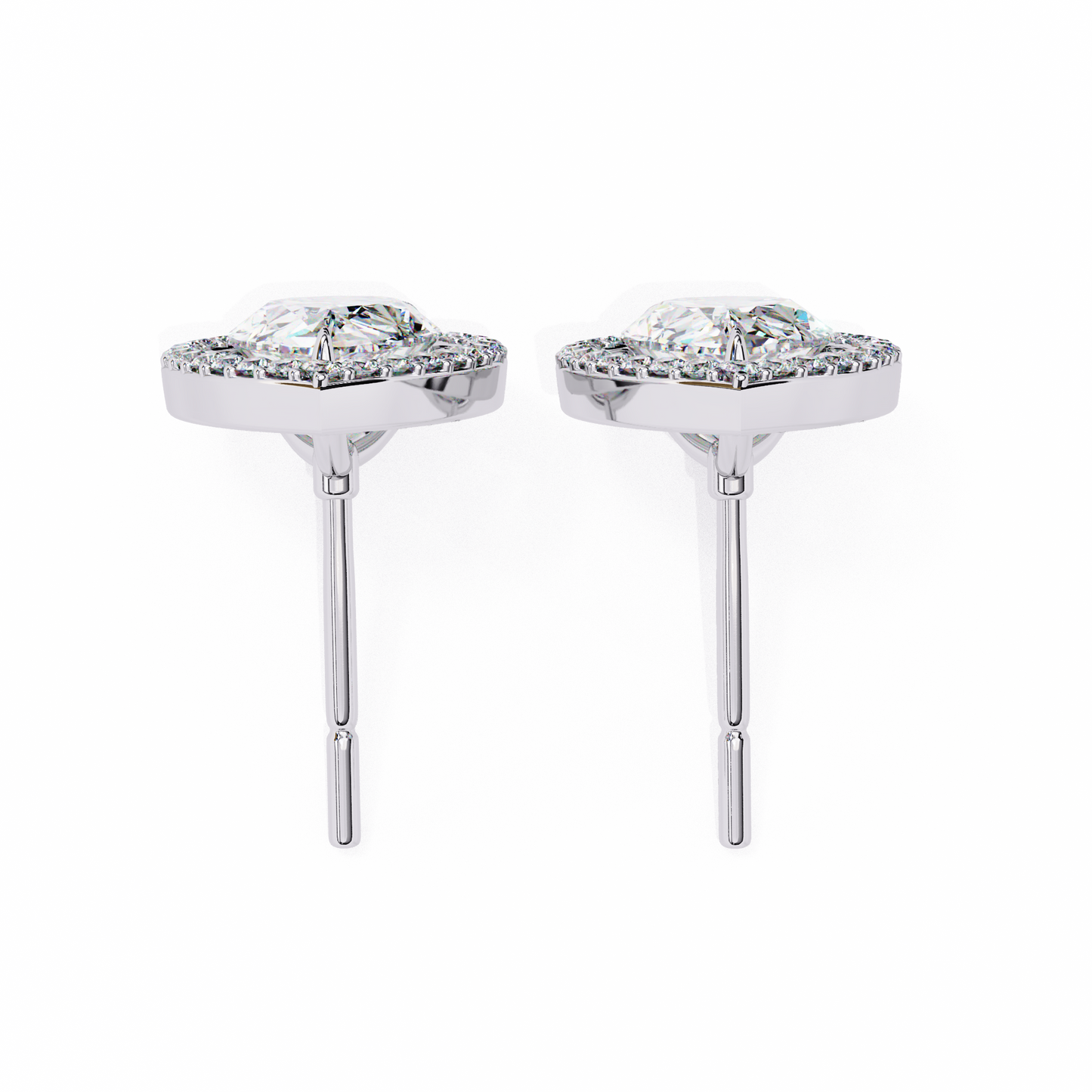 Seher Pear Solitaire Lab Grown Diamond Studs