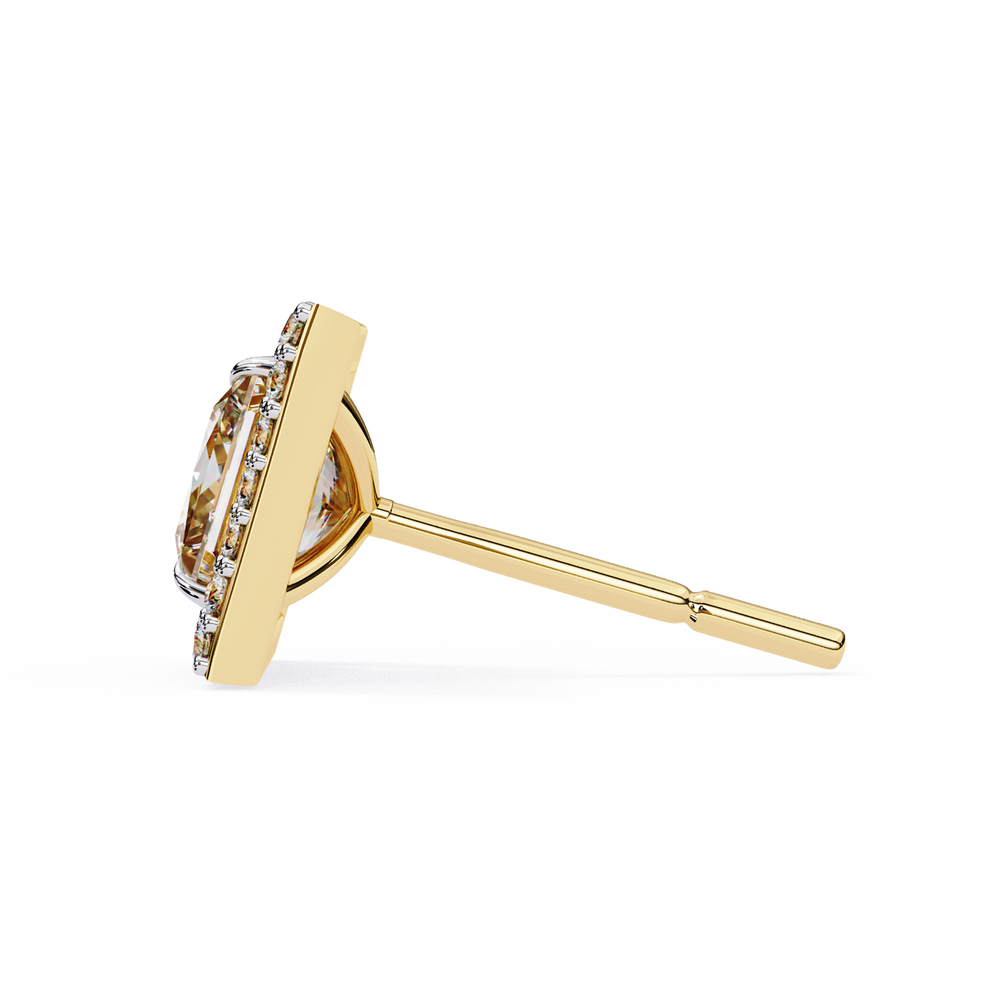 Shanaya Princess Solitaire Lab Grown Diamond Stud