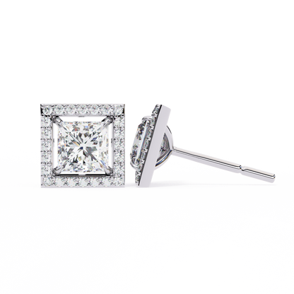 Shanaya Princess Solitaire Lab Grown Diamond Stud