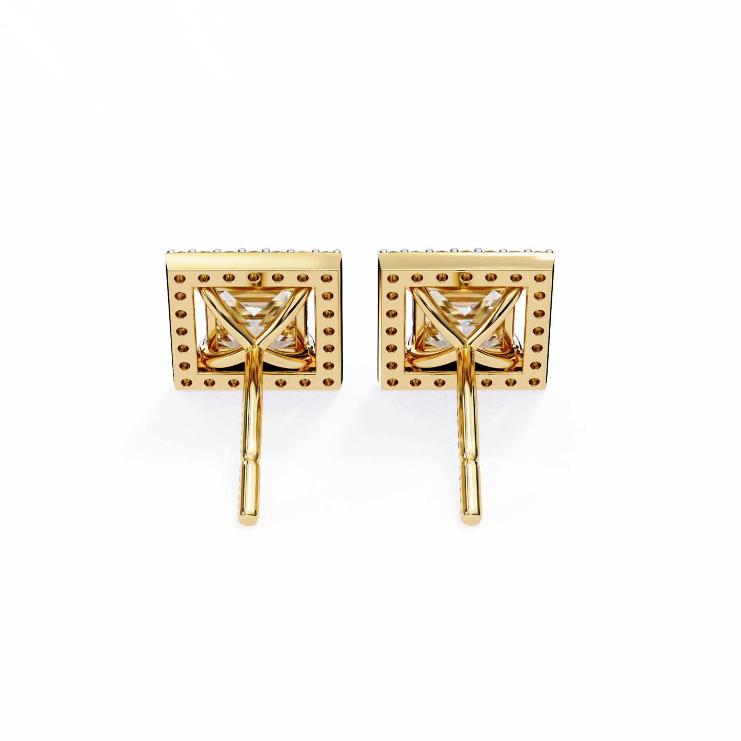 Shanaya Princess Solitaire Lab Grown Diamond Stud