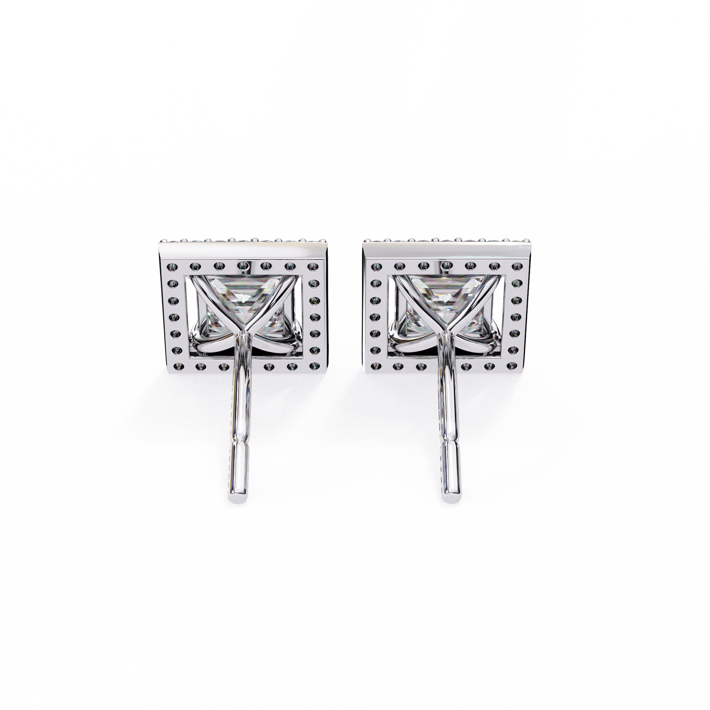 Shanaya Princess Solitaire Lab Grown Diamond Stud