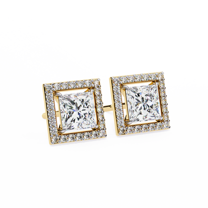 Shanaya Princess Solitaire Lab Grown Diamond Stud