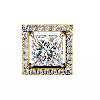 Shanaya Princess Solitaire Lab Grown Diamond Stud