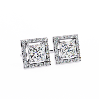 Shanaya Princess Solitaire Lab Grown Diamond Stud