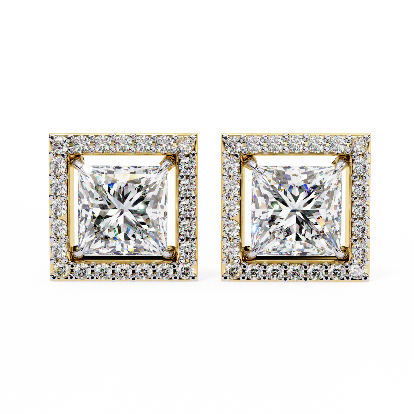 Shanaya Princess Solitaire Lab Grown Diamond Stud
