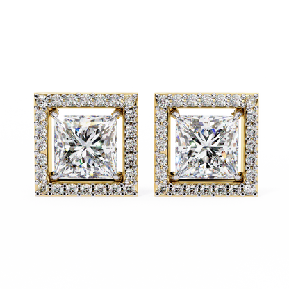 Shanaya Princess Solitaire Lab Grown Diamond Stud