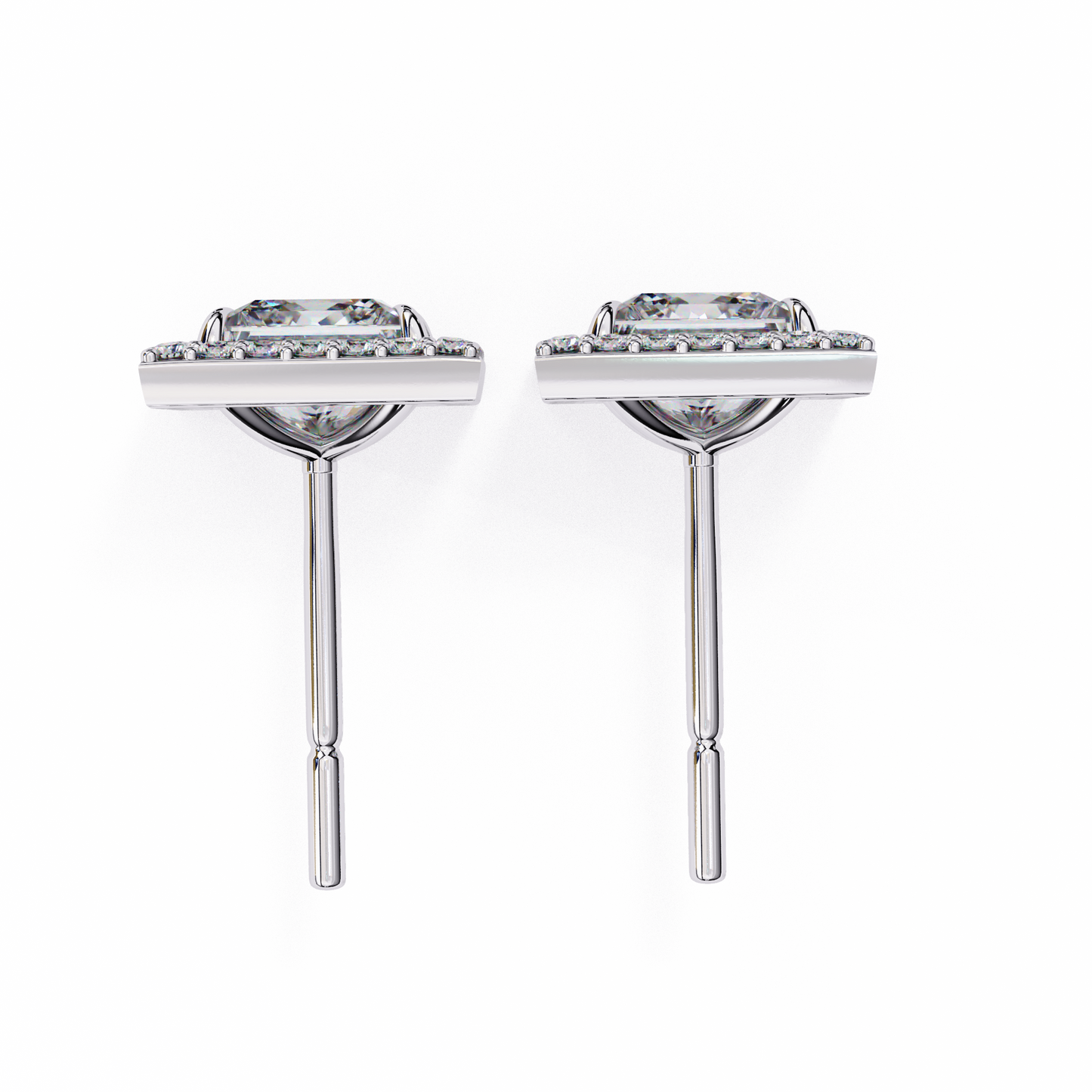 Shanaya Princess Solitaire Lab Grown Diamond Stud