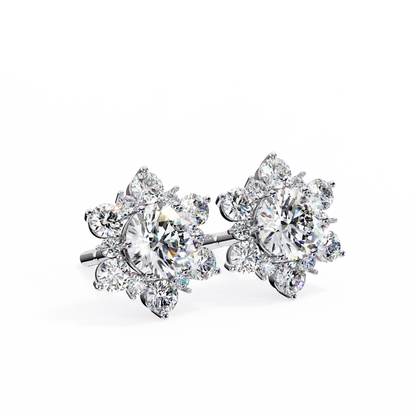 Flora Lab Grown Diamond Studs