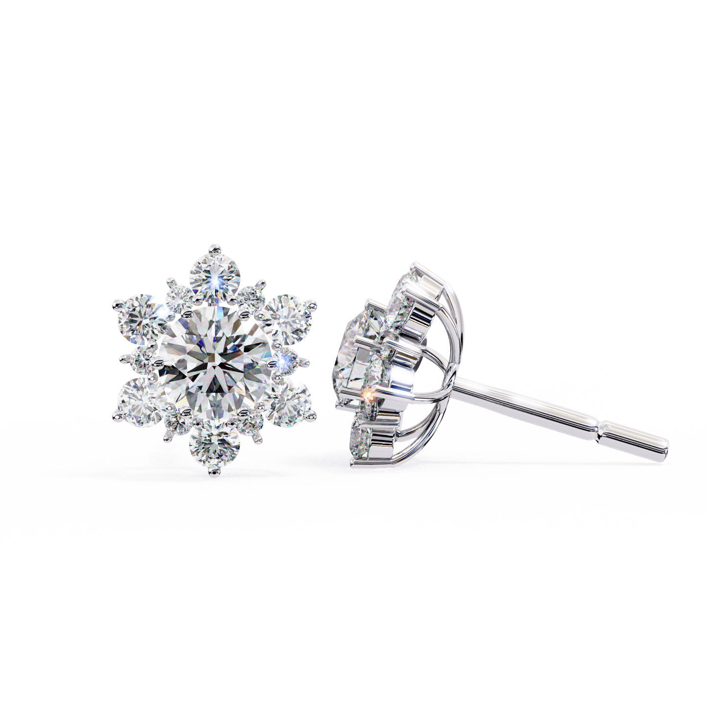 Flora Lab Grown Diamond Studs