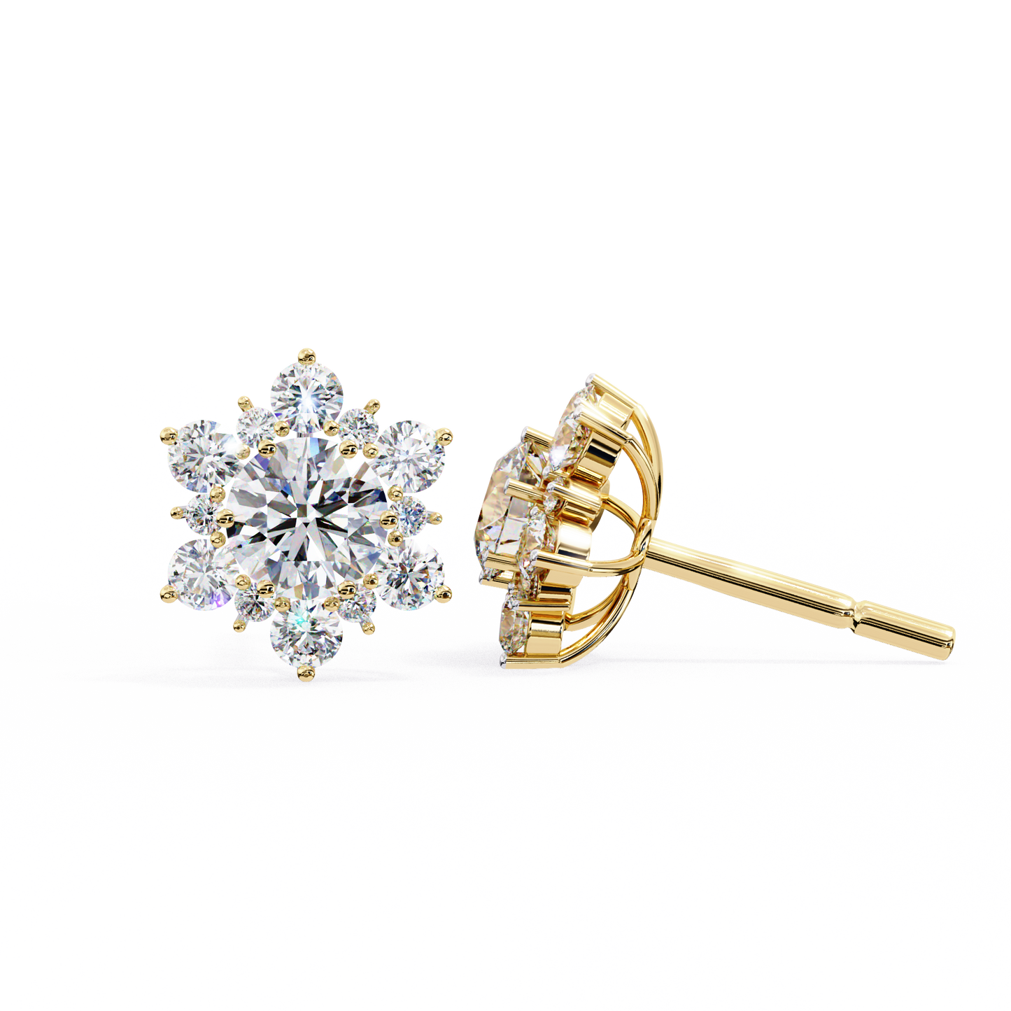 Flora Lab Grown Diamond Studs