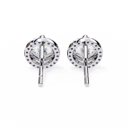 Mira Round Solitaire Lab Grown Diamond Studs