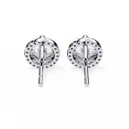 Mira Round Solitaire Lab Grown Diamond Studs