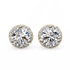 Mira Round Solitaire Lab Grown Diamond Studs