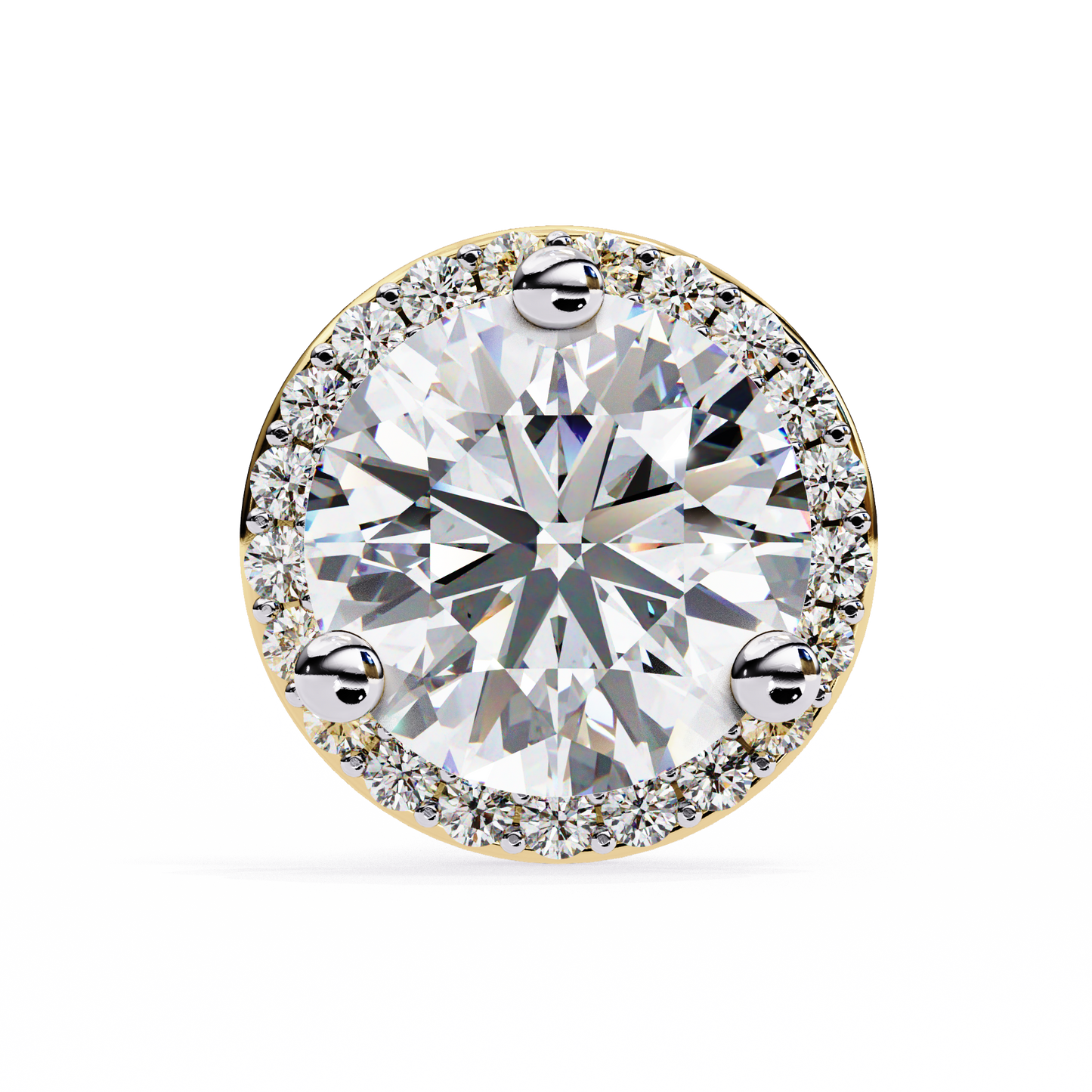 Mira Round Solitaire Lab Grown Diamond Studs