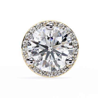 Mira Round Solitaire Lab Grown Diamond Studs