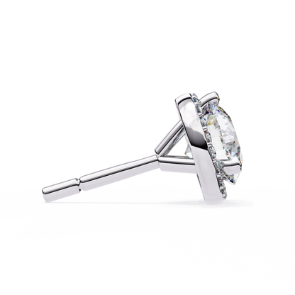 Mira Round Solitaire Lab Grown Diamond Studs