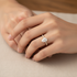 Pear Side Diamond Ring