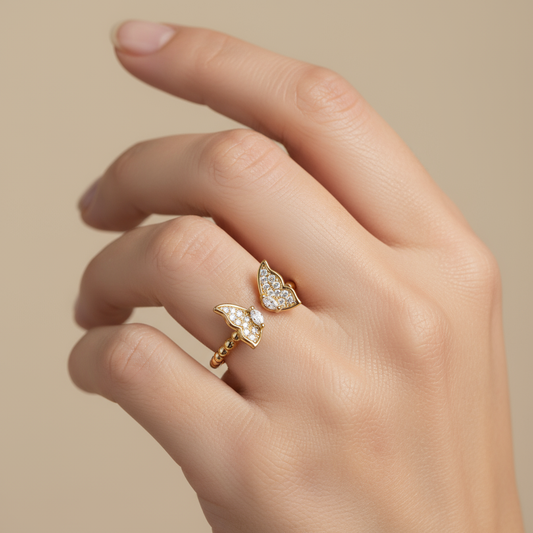 Butterfly Ball Ring