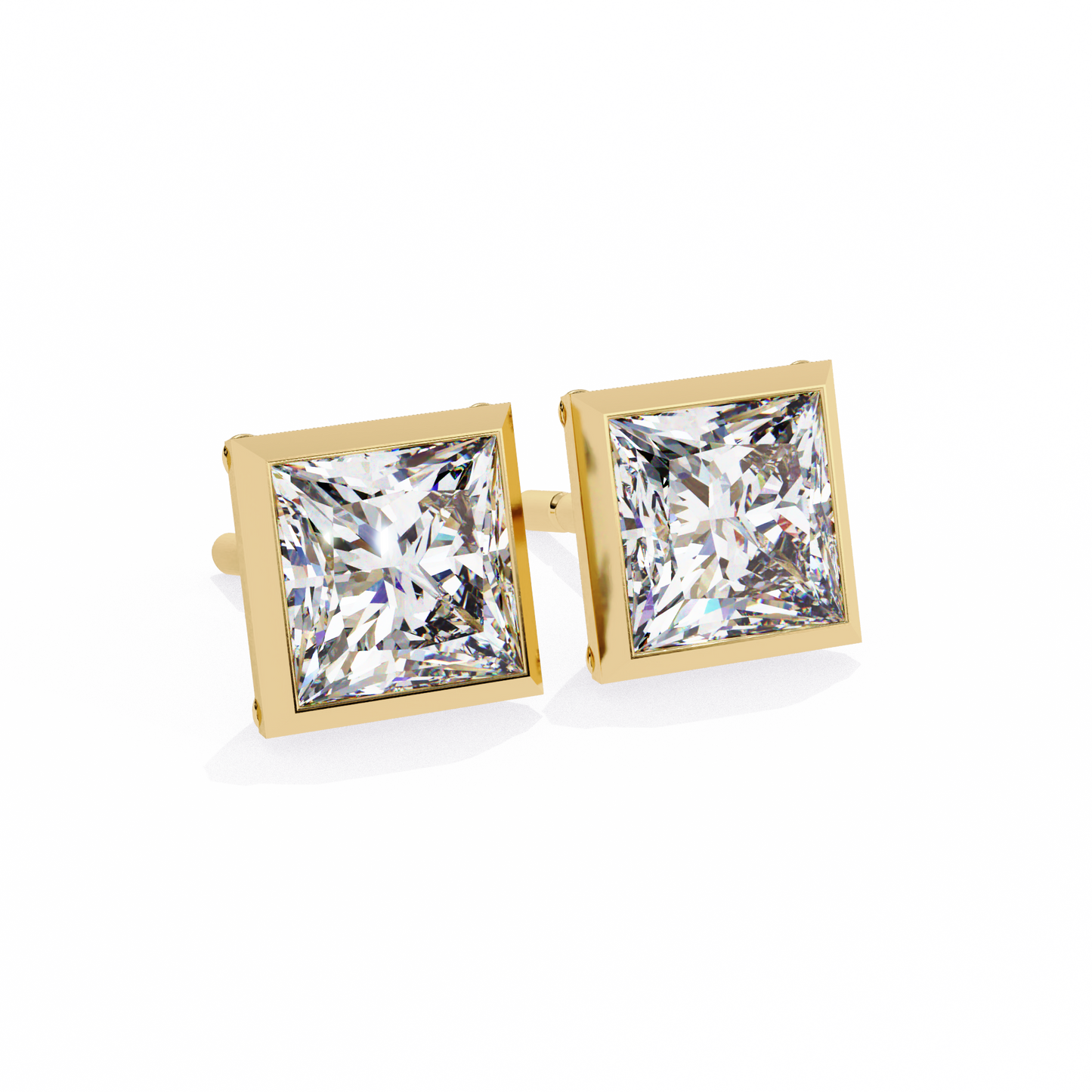 Shreya Princess Lab Grown Diamond Stud