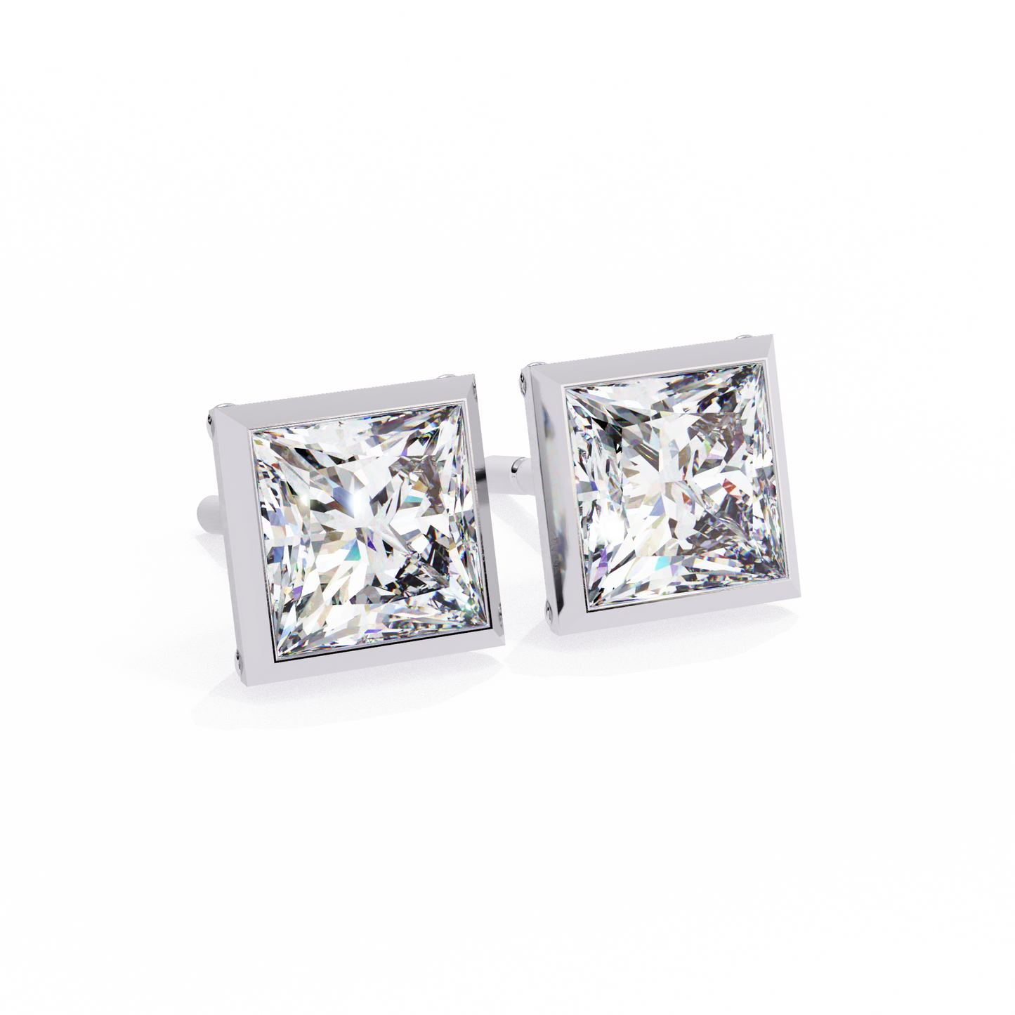 Shreya Princess Lab Grown Diamond Stud