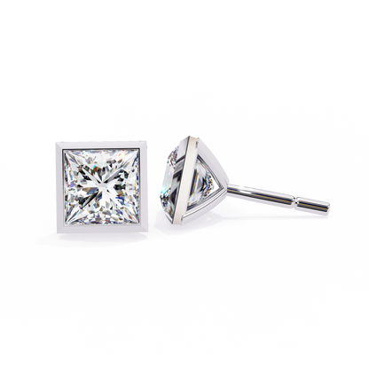 Shreya Princess Lab Grown Diamond Stud