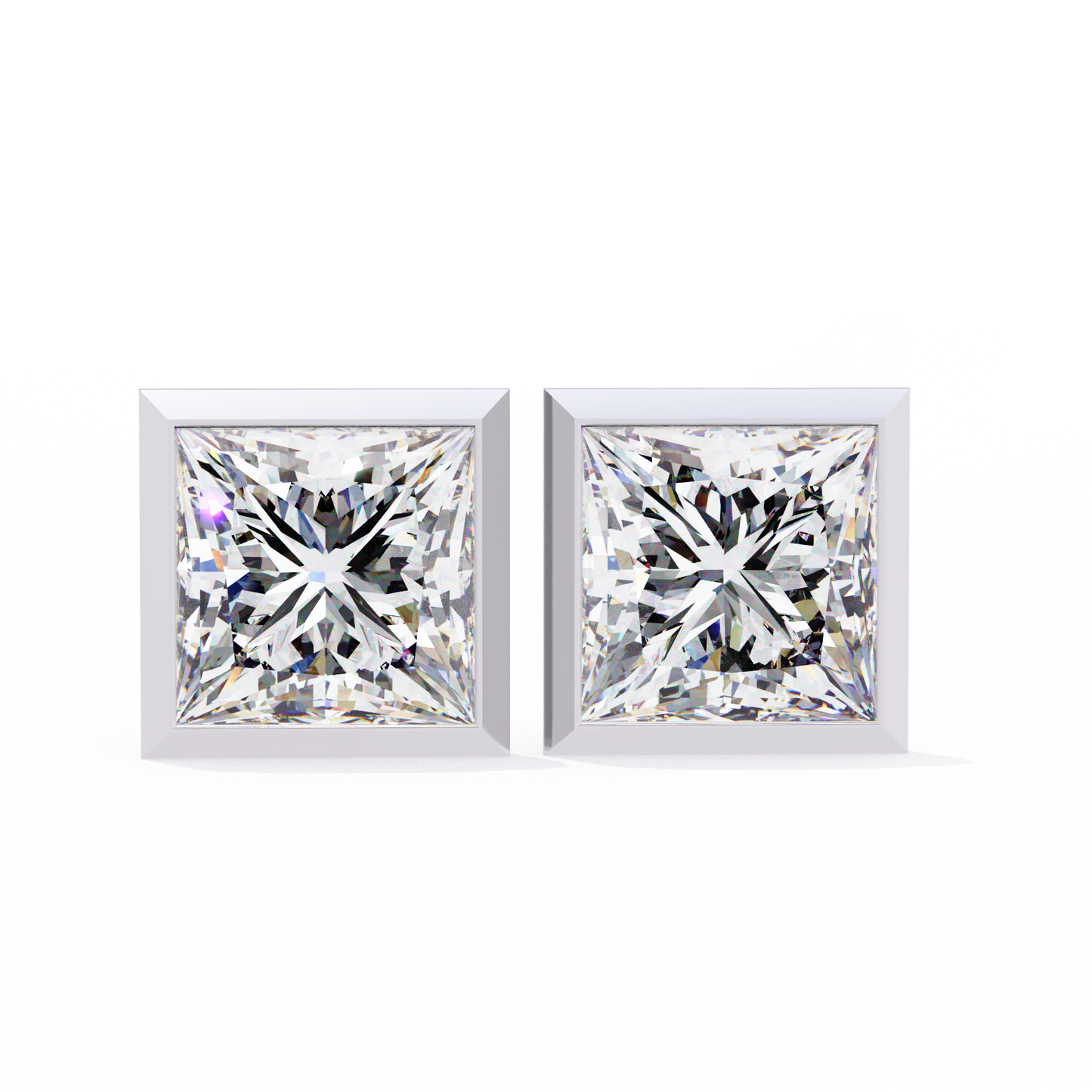 Shreya Princess Lab Grown Diamond Stud